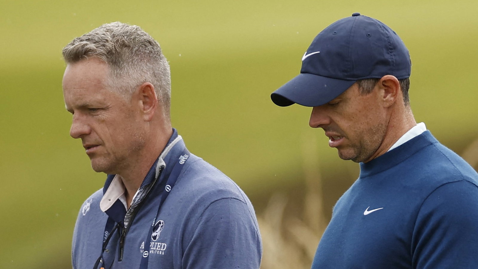 Luke Donald with Rory McIlroy